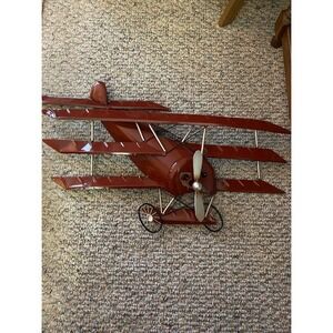 Handmade‎ Metal triplane wall decor